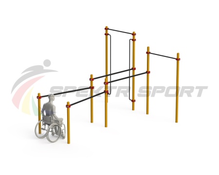 Купить Спортивный комплекс для инвалидов-колясочников WRK-D19_76mm в Моздоке 