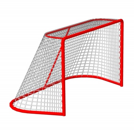 Купить Сетка хоккейная на ворота 1,22мх1,83мх0,5мх1,15м, нить 3,5 мм, узловая в Моздоке 