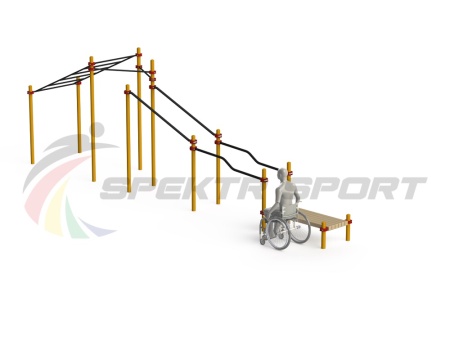 Купить Спортивный комплекс для инвалидов-колясочников WRK-D22_76mm в Моздоке 
