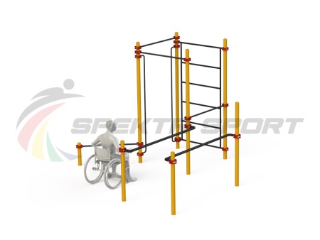 Купить Спортивный комплекс для инвалидов-колясочников WRK-D18_76mm в Моздоке 